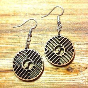 Geometric Chevron Dangles